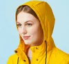 Crivit Damen Regenparka verlängerter Rücken Regenjacke Gelb Produktbild-Vorschau 4