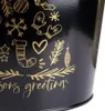 Goldener Weihnachtstopf aus Metall mit weißem Produktbild-Vorschau 5