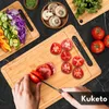 Kuketo | 3er Set Bambus Schneidebretter – Küchenbretter Mit Produktbild-Vorschau 5