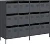vidaXL Sideboard Anthrazit 135x39x103,5 cm Kaltgewalzter Produktbild-Vorschau 2