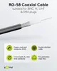 goobay, cable coaxial RG 58, doble blindaje, color , 100 Vista previa de la imagen del producto 4