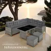 Rattan Lounge Barletta für 6 bis 8 Personen Produktbild-Vorschau 7