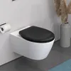 A modern bathroom setting with a wall-mounted toilet. Náhled obrázku produktu
