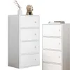 Spaziosa cassettiera bianca in stile loft scandinavo Anteprima dell’immagine prodotto 2