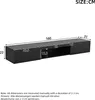 Merax Wand-TV-Ständer mit LED-Beleuchtung und 2 Türen, Produktbild-Vorschau 10