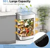 Automatický odpadkový koš s víkem, 50l senzorový odpadkový Náhled obrázku produktu 5
