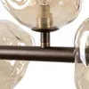 Hängeleuchte Rauchglas Metall G9 H: max. 141 cm Braun Produktbild-Vorschau 7