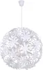 A white pendant light with a floral design. Anteprima dell’immagine prodotto
