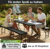 BRAST Bierzeltgarnitur Josef | 3er Set klappbar | 1x Tisch Produktbild-Vorschau 4