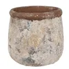 Clayre & Eef Blumentopf Ø 18x17 cm Beige Terrakotta Produktbild-Vorschau 1