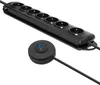 Qoltec 50171 Überspannungsschutz Schwarz 7 AC-Steckdose(n) Produktbild-Vorschau 11
