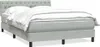 Boxspringbett mit Matratze Hellgrau 160x210 cm Samt Produktbild-Vorschau 1