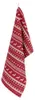 Clayre & Eef Geschirrtuch 50x85 cm Rot Beige Baumwolle Produktbild-Vorschau 1