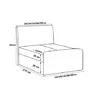 Doppelbett CHLOE – 180x200, beige 1 + GRATIS-Topper Produktbild-Vorschau 2