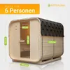 Artsauna Fasssauna Nolvik XL, mit 8 kW Ofen & Zubehör für Produktbild-Vorschau 4