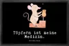 Mr. & Mrs. Panda Sauberlaufmatte Maus Töpfern 50 x 75 cm - Produktbild-Vorschau 1