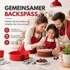Silikon Springform Rot Ø 23 cm mit Thermo Glasplatte | Produktbild-Vorschau 7