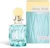 A bottle of Miu Miu L'Eau Bleue Eau de Parfum and its packaging are displayed against a white background. Voir les images du produit