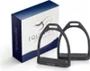 Equinate Steigbügel Midway 10cm Schwarz Matt Produktbild-Vorschau 4