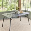 Tavolo da giardino pieghevole in metallo 6 posti, 140cm, Anteprima dell’immagine prodotto 3