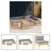 The Living Store 13-tlg. Garten-Lounge-Set mit Grauen Produktbild-Vorschau 1