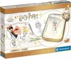 The image shows the packaging of a Harry Potter themed luminous drawing board. It displays illustrations of characters and the product in use. Produktbild-Vorschau