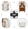 Weiß Handgepäck Rucksack 40x30x20 für Ryanair & Wizz Air, Produktbild-Vorschau 5
