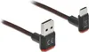 EASY-USB 2.0 Kabel Typ-A zu USB-C, gewinkelt, 1,5 m, Nylon, Produktbild-Vorschau 1