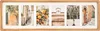 A collage of six photos depicting Italian-style scenes, including buildings, trees, and fruit, framed in a wooden border. Náhľad obrázku produktu