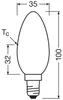 LED-Lampe E14, "Świeczka" B35, 1,8W = 25W, 250lm, 4000K Produktbild-Vorschau 5