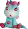 A plush toy unicorn sitting on a white background. Podgląd zdjęcia produktu