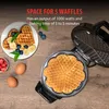 alpina Gaufrier en forme de coeur pour 5 gaufres - 1000W - Voir les images du produit 6