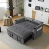 Merax 3-in-1 klappbar Schlafsofa mit Bettfunktion, Bettsofa Produktbild-Vorschau 3