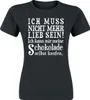 Sprüche T-Shirt Damen Ich muss nicht mehr lieb sein! Produktbild-Vorschau 1