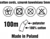KoloroweMotki | Sznurek bawełniany z rdzeniem 100m 3mm Podgląd zdjęcia produktu 3