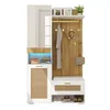 okwish Set di armadi, set di armadi con specchio, 110 x 38 Anteprima dell’immagine prodotto 14