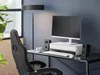 Yamazaki Monitorständer mit Schublade Tower weiß 50x12,8x24 Produktbild-Vorschau 5