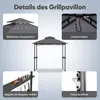 Sekey Grillpavillon BBQ Pavillon Gartenpavillon Produktbild-Vorschau 6