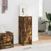 vidaXL Schuhregal Räuchereiche 32x35x92 cm Holzwerkstoff Produktbild-Vorschau 9