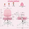 HOFFREE Ergonomická dětská židle k psacímu stolu, růžová, s Náhled obrázku produktu 10