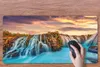 MuchoWow® Schreibtischunterlage Wasserfall - Landschaft - Produktbild-Vorschau 3