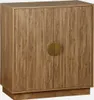 sweeek - Exotisches Sideboard 2 Türen 80cm - Mangoholzlook Produktbild-Vorschau 1