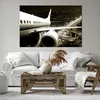 Bild auf Leinwand - Leinwandbild - Flugzeug Straßen Stadt - Produktbild-Vorschau 6