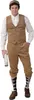 O7024-54-56 beige Cord Herren Shorts Peaky blinder Hose Produktbild-Vorschau 2