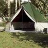 vidaXL Tipi-Familienzelt 10 Personen Grün Wasserdicht Produktbild-Vorschau 7