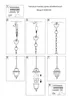 Lampe d'extérieur suspendue 72 x 19,5 cm 1xE27 noir IP43 Voir les images du produit 7