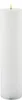A white LED candle with a flame. Produktbild-Vorschau