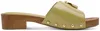 Tamaris Damen Pantolette Clog mit Sohle in Holzoptik und Produktbild-Vorschau 6