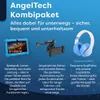 AngelTech Kindertablet SLIM Blau mit Kopfhörer und Produktbild-Vorschau 3