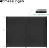 Wiltec Pool Solarfolie 4 x 6 m, schwarz, Poolheizung aus Produktbild-Vorschau 5